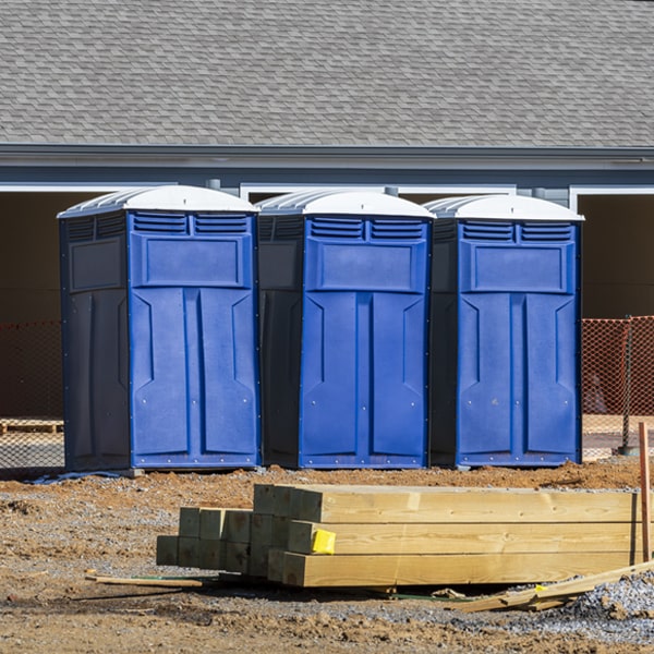 are there any restrictions on what items can be disposed of in the portable toilets in Wyckoff